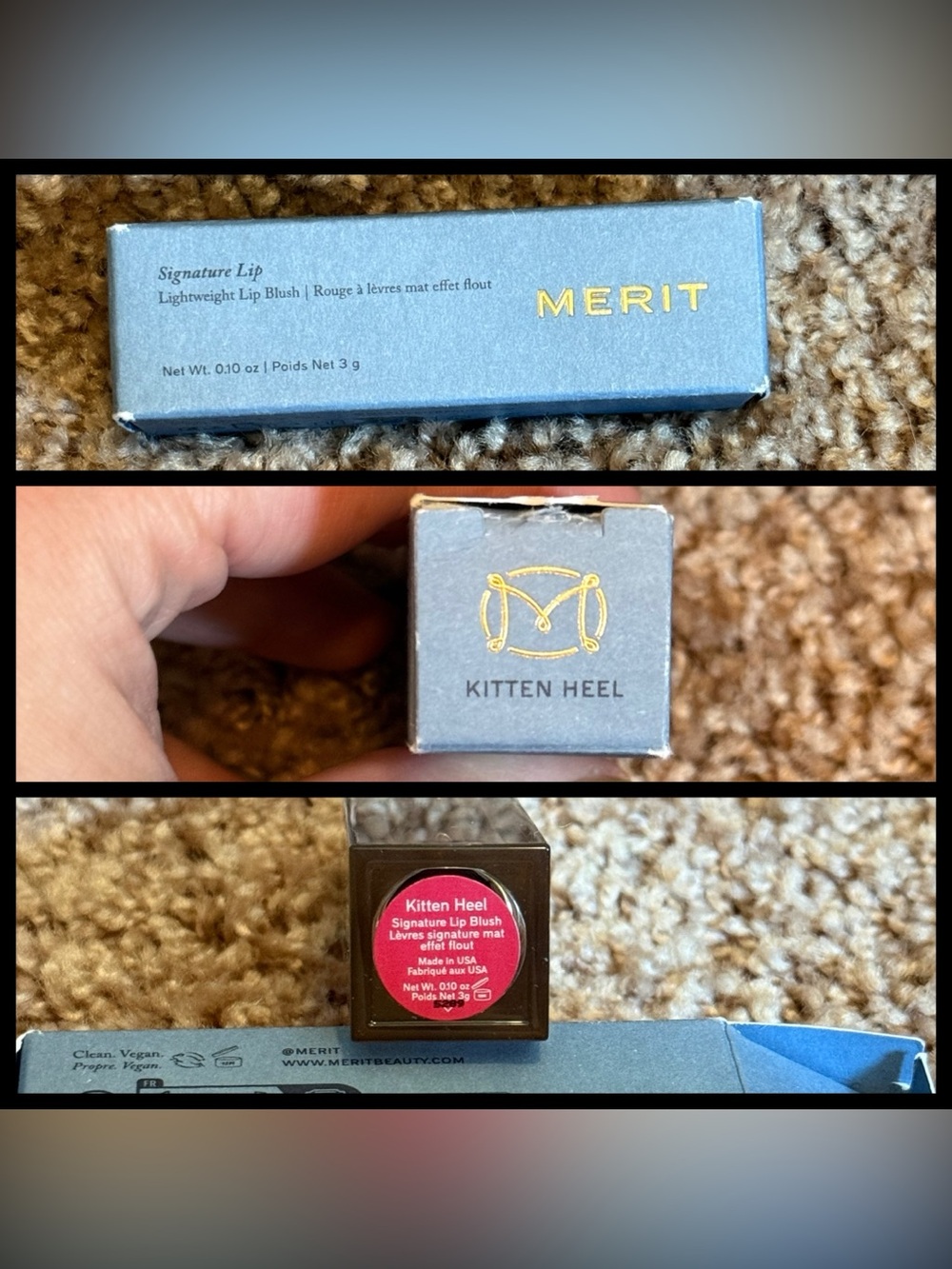 MERIT Signature Lip Lightweight Lip Blush – Kitten Heel